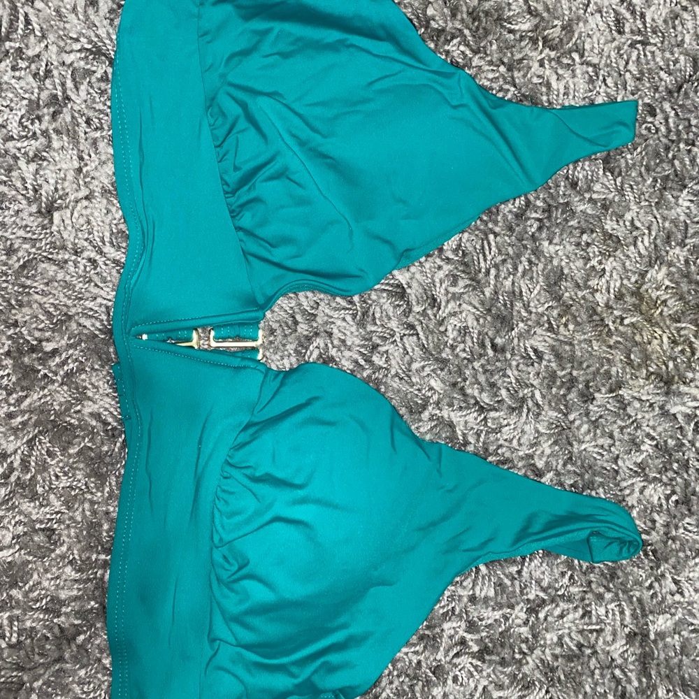 Teal swim top